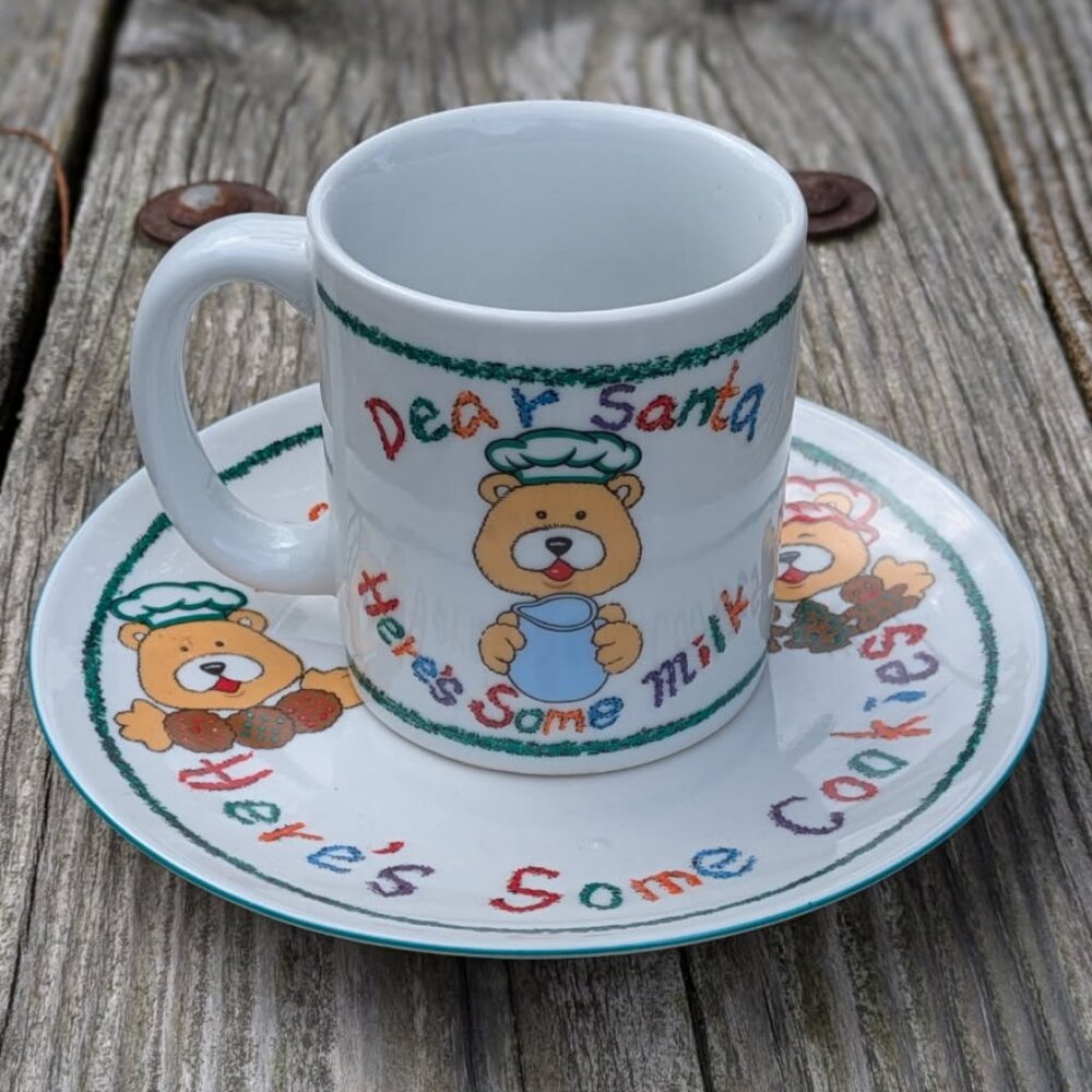 Milk and Cookies for Santa Mug and Plate Set
